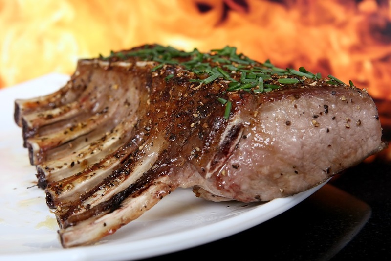 Grilled lamb chops