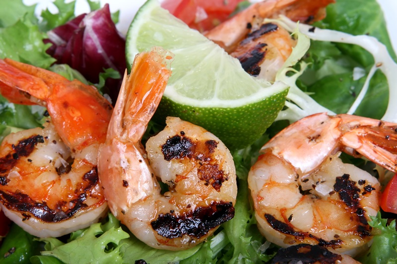 Grilled shrimp