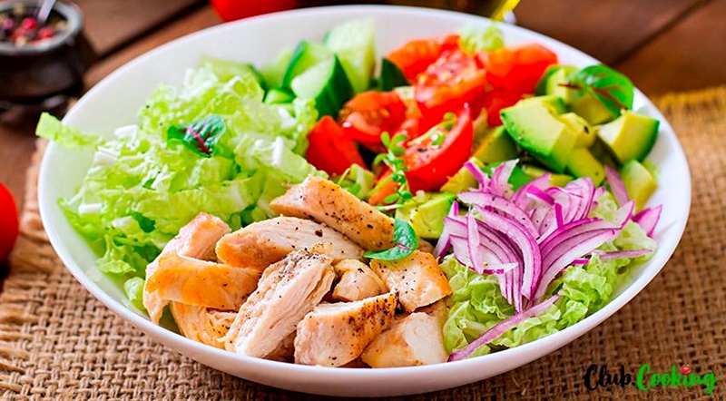 Buffalo chicken salad