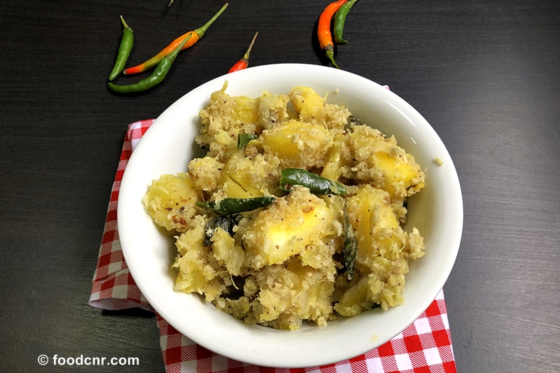 Manioc recipe with grated coconut