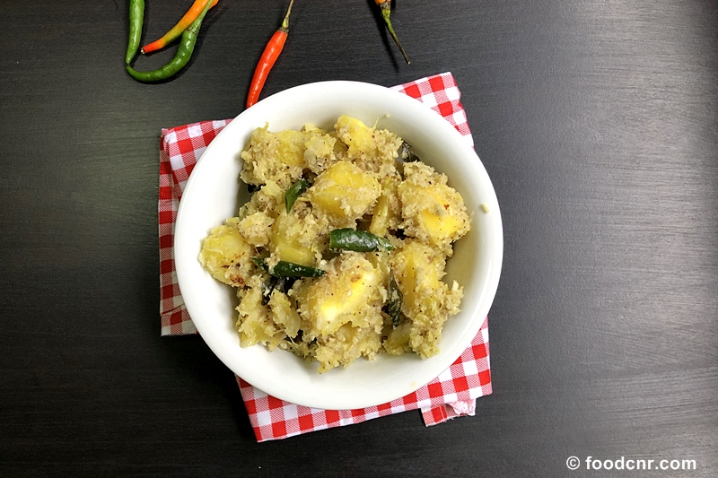 Tapioca with grated coconut