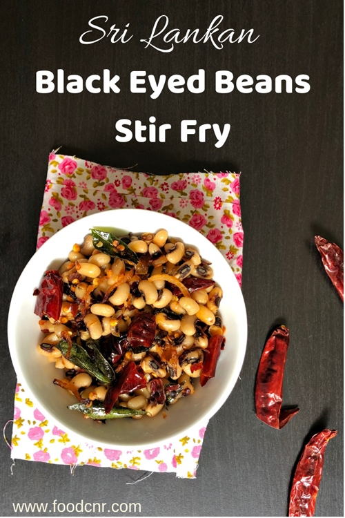 Black Eyed Beans Stir Fry