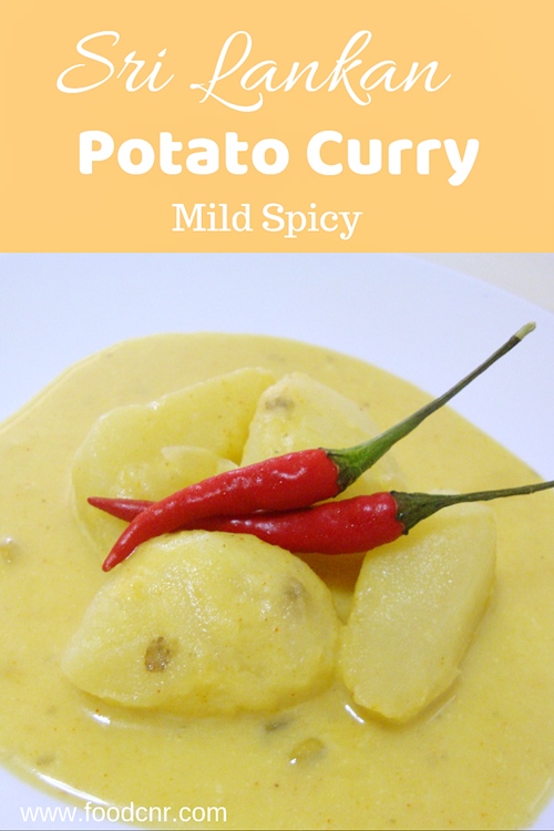 Sri Lankan Potato Curry (Ala Hodi Kirata)