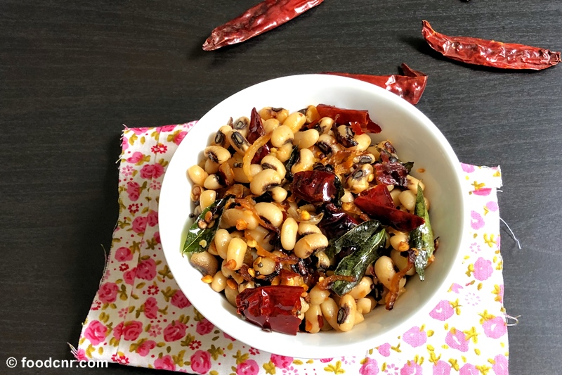 Black Eyed Beans Stir Fry