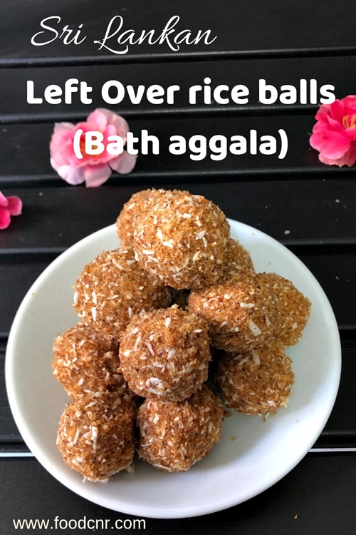 rice balls (Bath aggala)